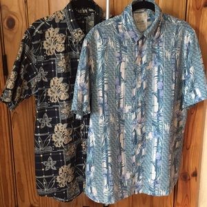 Bundle of 2 Short Sleeve Button Up Shirts.